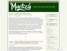 Tablet Screenshot of mantzy.wordpress.com