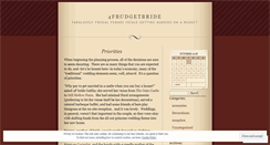 Desktop Screenshot of 4fbudgetbride.wordpress.com