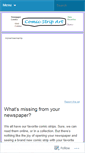 Mobile Screenshot of comicstripart.wordpress.com