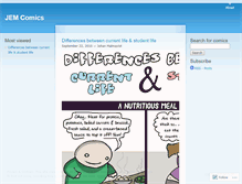 Tablet Screenshot of jemcomics.wordpress.com
