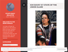 Tablet Screenshot of kylesdailybulletin.wordpress.com