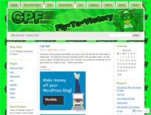 Tablet Screenshot of cpflyers.wordpress.com