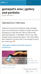 Mobile Screenshot of gamepat.wordpress.com