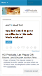 Mobile Screenshot of hgproducts.wordpress.com