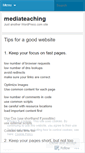 Mobile Screenshot of mediateaching.wordpress.com