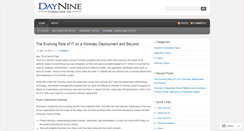 Desktop Screenshot of daynineconsulting.wordpress.com