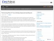 Tablet Screenshot of daynineconsulting.wordpress.com
