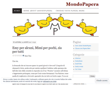 Tablet Screenshot of mondopapera.wordpress.com