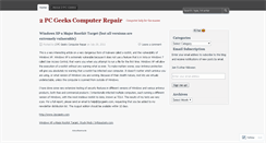 Desktop Screenshot of 2pcgeeks.wordpress.com