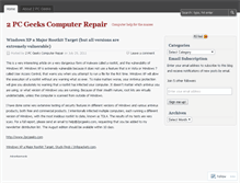 Tablet Screenshot of 2pcgeeks.wordpress.com