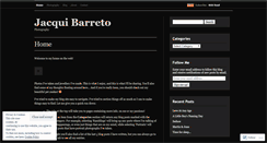 Desktop Screenshot of jacquibarreto.wordpress.com