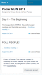 Mobile Screenshot of podarmun.wordpress.com
