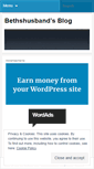 Mobile Screenshot of bethshusband.wordpress.com