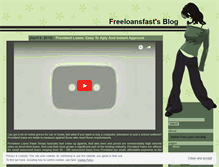 Tablet Screenshot of freeloansfast.wordpress.com