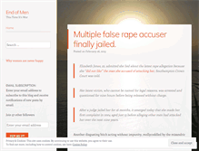 Tablet Screenshot of endofmen.wordpress.com