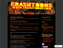 Tablet Screenshot of crashtoons.wordpress.com