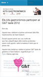 Mobile Screenshot of kitsgastronomicssantsadurni.wordpress.com