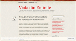 Desktop Screenshot of emirateleprinochiiunuiroman.wordpress.com