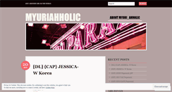 Desktop Screenshot of myuriahholic.wordpress.com