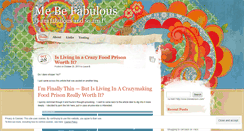 Desktop Screenshot of mebefabulous.wordpress.com