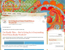 Tablet Screenshot of mebefabulous.wordpress.com