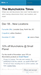 Mobile Screenshot of munchskinsinsider.wordpress.com