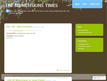 Tablet Screenshot of munchskinsinsider.wordpress.com