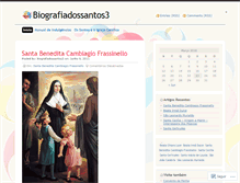 Tablet Screenshot of biografiadossantos3.wordpress.com