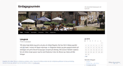 Desktop Screenshot of lordagsgourmen.wordpress.com