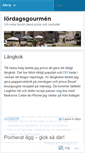Mobile Screenshot of lordagsgourmen.wordpress.com