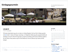 Tablet Screenshot of lordagsgourmen.wordpress.com