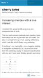 Mobile Screenshot of cherrytarot.wordpress.com