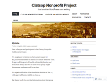 Tablet Screenshot of clatsopnonprofit.wordpress.com