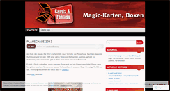 Desktop Screenshot of magicthegatering.wordpress.com