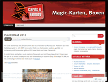 Tablet Screenshot of magicthegatering.wordpress.com