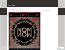Tablet Screenshot of nomnow.wordpress.com