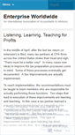 Mobile Screenshot of enterpriseworldwide.wordpress.com