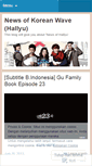 Mobile Screenshot of hallyuinfo.wordpress.com