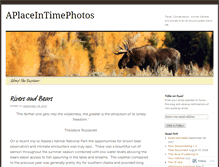 Tablet Screenshot of aplaceintimephotos.wordpress.com