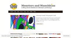 Desktop Screenshot of monstersandmunchkins.wordpress.com