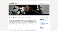 Desktop Screenshot of danielbandfan.wordpress.com