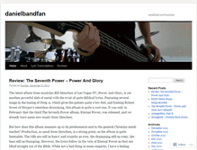 Tablet Screenshot of danielbandfan.wordpress.com