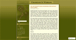 Desktop Screenshot of chamzawi.wordpress.com