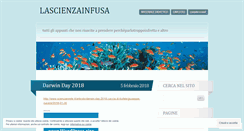 Desktop Screenshot of lascienzainfusa.wordpress.com