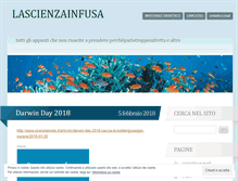 Tablet Screenshot of lascienzainfusa.wordpress.com