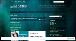 Desktop Screenshot of latestsmsblog.wordpress.com