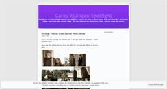 Desktop Screenshot of careymulligan.wordpress.com