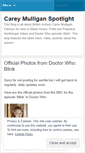 Mobile Screenshot of careymulligan.wordpress.com