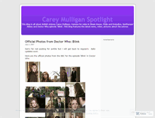 Tablet Screenshot of careymulligan.wordpress.com