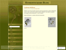 Tablet Screenshot of homestickers.wordpress.com